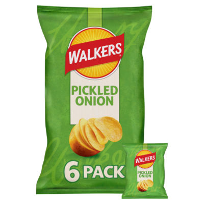 Walkers Crisps Picked Onion 6x25g