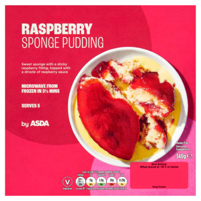 Raspberry Sponge Pudding 340g
