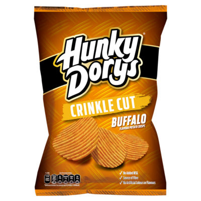 Crinkle Cut Buffalo Flavour Potato Crisps 130g thumbnail 2