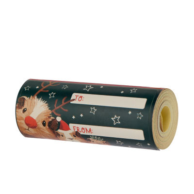 Christmas Sticker Roll Red 75pk thumbnail 3
