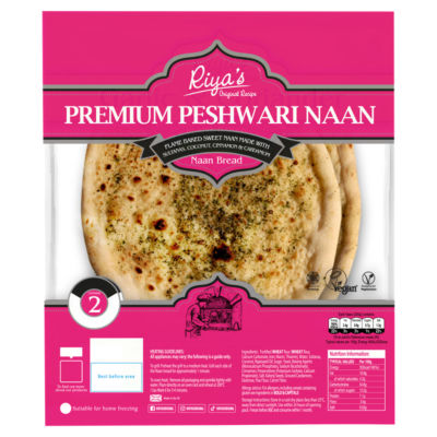 2 Premium Peshwari Naan Bread