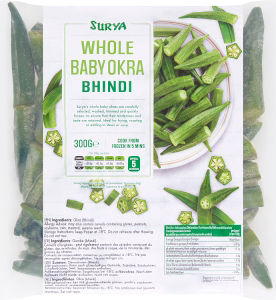 Surya Whole Baby Okra Bhindi 300g