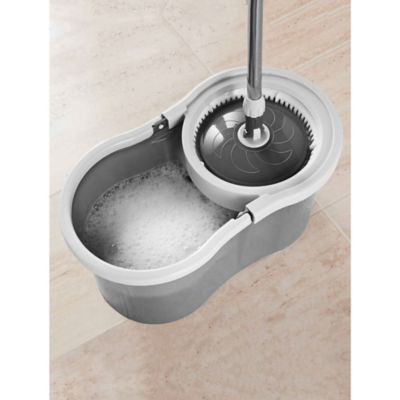 Grey Spin Mop and Bucket thumbnail 5