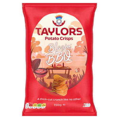 Blazin' BBQ Flavour Potato Crisps 150g thumbnail 2
