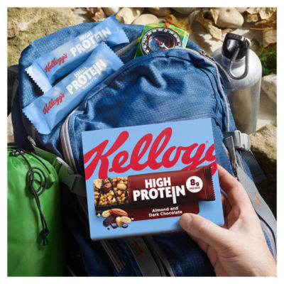 High Protein Almond and Dark Chocolate snack bars 4x35g thumbnail 4