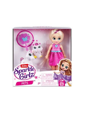 Sparkle Girlz Princess Doll and Pet Set by ZURU thumbnail 3