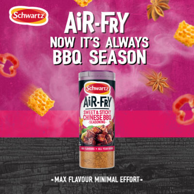 Air Fryer Sweet & Sticky Chinese BBQ Seasoning Drum 125g thumbnail 3