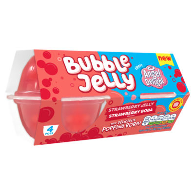 Strawberry Jelly and Strawberry Boba Bubble Dessert Snack Pot x4 thumbnail 4
