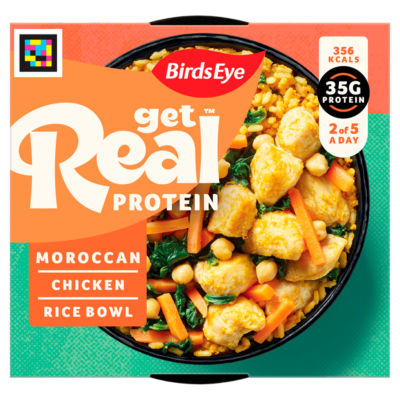 Get Real Protein Moroccan Chicken Rice Bowl 350g
