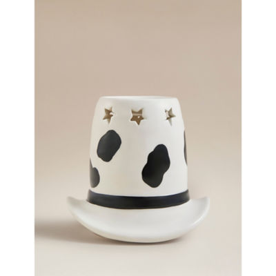 White Cowboy Hat Burner