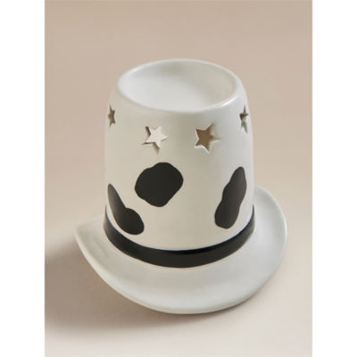 White Cowboy Hat Burner thumbnail 4