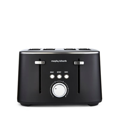 Morphy Richards Shadow 4-Slice Toaster Black