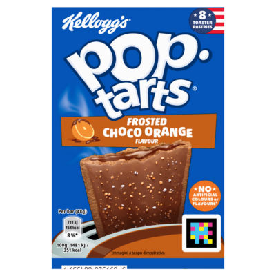 Pop Tarts Choco Orange flavour pastry snacks 8x48g