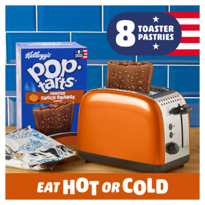 Pop Tarts Choco Orange flavour pastry snacks 8x48g thumbnail 3
