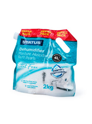 2Kg Dehumidifier Moisture Absorber Refill Pearls - Scent Free thumbnail 2