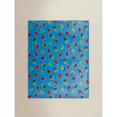 Marvel Hulk Navy Fleece Blanket thumbnail 3