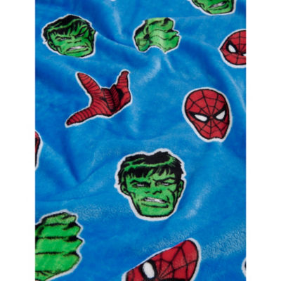 Marvel Hulk Navy Fleece Blanket thumbnail 4