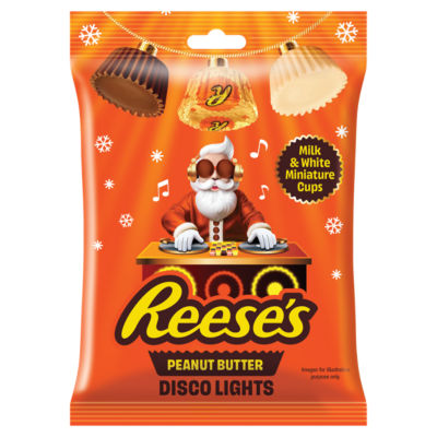 Peanut Butter Miniatures Milk & White Disco Lights 62g