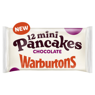 Warburtons Mini Chocolate Pancakes