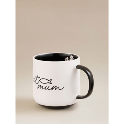 Black & White Cat Mum Mug thumbnail 3