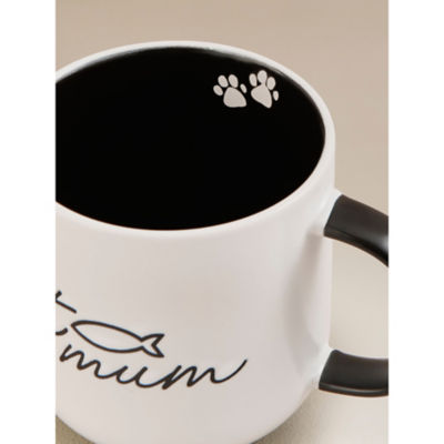 Black & White Cat Mum Mug thumbnail 4