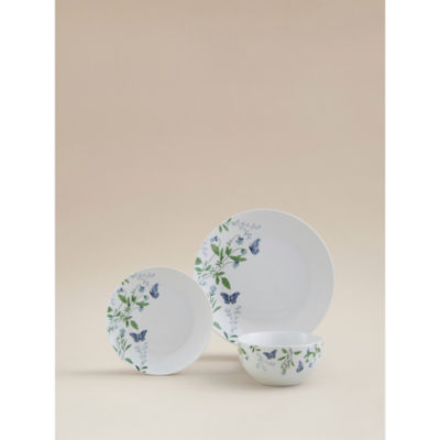 White Butterfly Dinner Set 12 Piece thumbnail 2