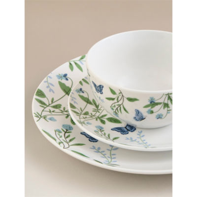 White Butterfly Dinner Set 12 Piece thumbnail 6