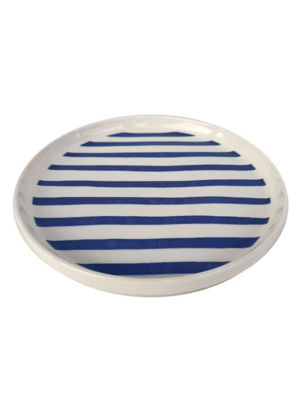 Painted Stripe Dinner Plate thumbnail 2