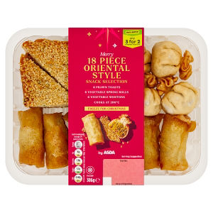 18 Merry Piece Oriental Style Snack Selection 306g