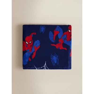 Marvel Navy Spider-Man Fleece Blanket thumbnail 2