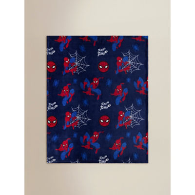 Marvel Navy Spider-Man Fleece Blanket thumbnail 3