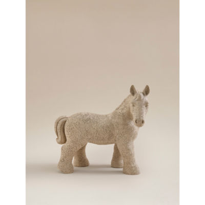 Beige Large Horse Ornament thumbnail 2