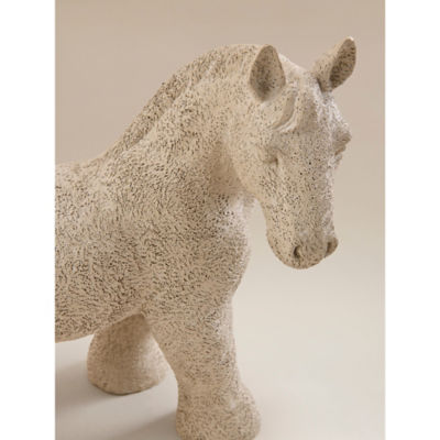 Beige Large Horse Ornament thumbnail 4