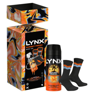 Sunset Fresh Body Spray & Socks Cracker Gift Set 1 piece thumbnail 2
