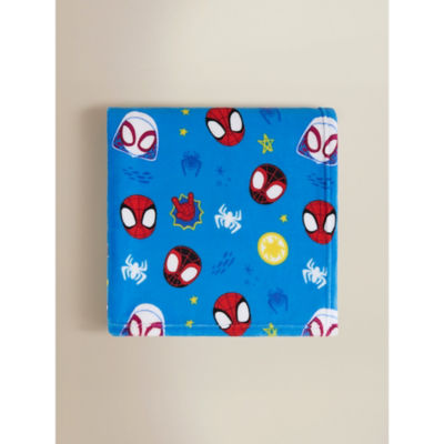 Marvel Spidey & Friends Blue Fleece Blanket