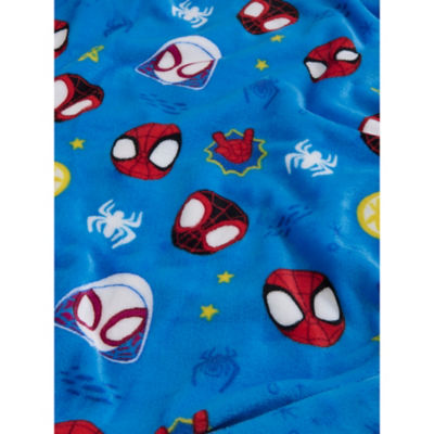 Marvel Spidey & Friends Blue Fleece Blanket thumbnail 4