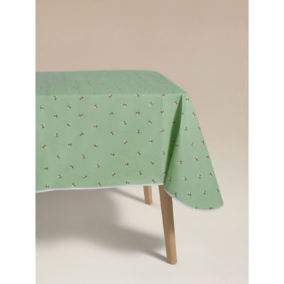 White Bee Wipeclean Tablecloth