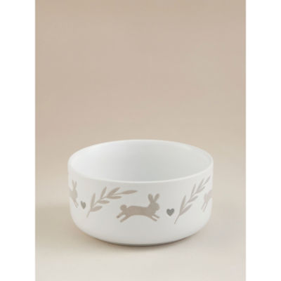 White Bunny Cereal Bowl thumbnail 3