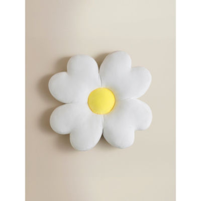 White Daisy-Shaped Cushion thumbnail 3