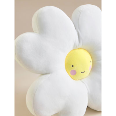 White Daisy-Shaped Cushion thumbnail 4
