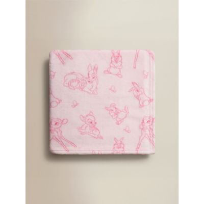 Disney Pink Bambi Fleece Blanket