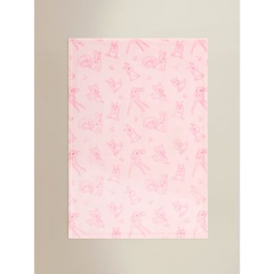 Disney Pink Bambi Fleece Blanket thumbnail 3