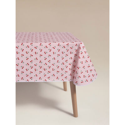 Pink Cherries Wipeclean Tablecloth