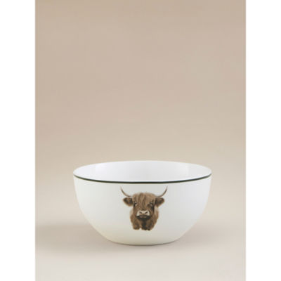 White Highland Cow Dinner Set 12 Piece thumbnail 5