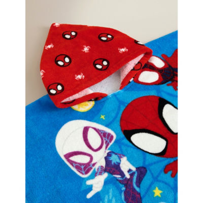 Spider-Man Spidey & Friends Cotton Poncho 2-3 Years thumbnail 4