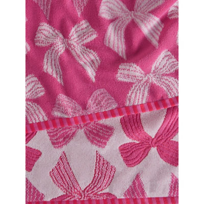 Pink Bows Cotton Hand Towel thumbnail 3