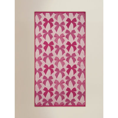 Pink Bows Cotton Hand Towel thumbnail 5