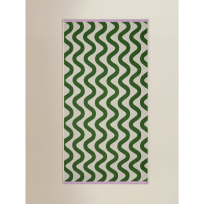Green Wiggle Cotton Hand Towel thumbnail 6