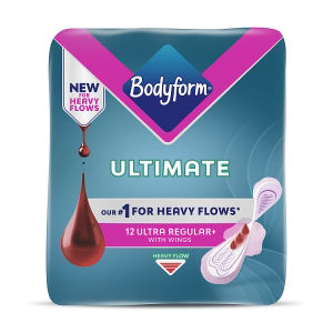 Ultimate Ultra Regular Sanitary Towels Wings 12 pack