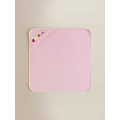 Pink Mixed Fruit Cotton Hooded Towel thumbnail 3